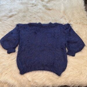 Vintage 80s Tam O'Shanter Knitwear MOHAIR Fuzzy Soft Sweater Women’s Size M